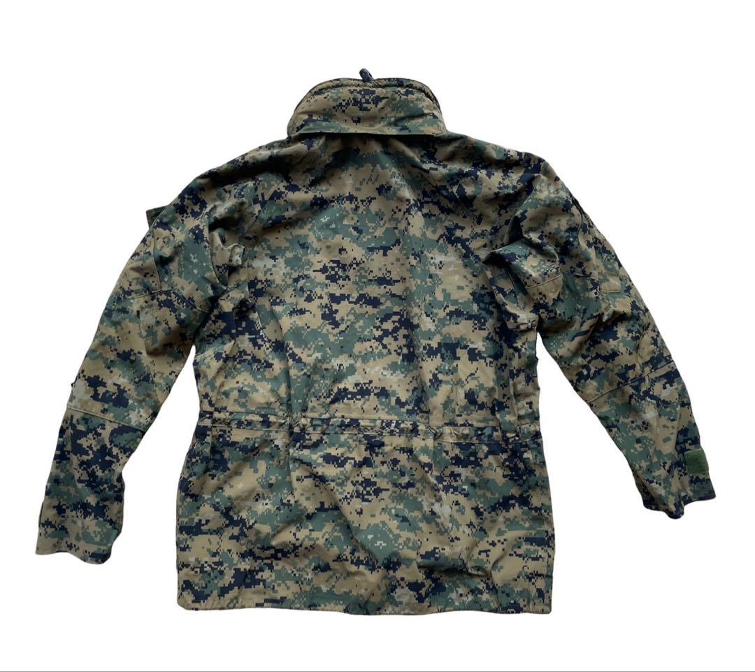 米軍海兵隊本物マーパットウッドランド迷彩GORE-TEXパーカーM/R
