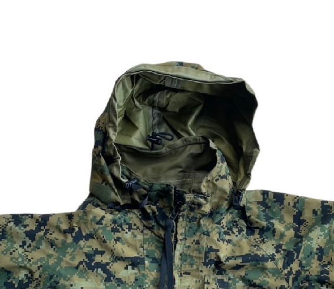 米軍海兵隊本物マーパットウッドランド迷彩GORE-TEXパーカーM/R