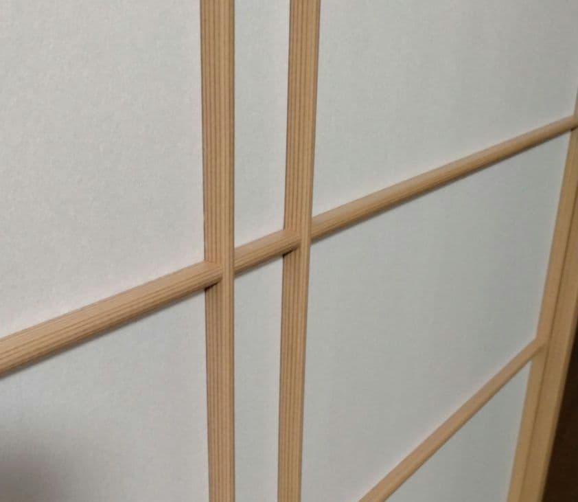 【即発送、送料負担】和紙貼障子1370mm✕870mm✕30mm 　2枚セット