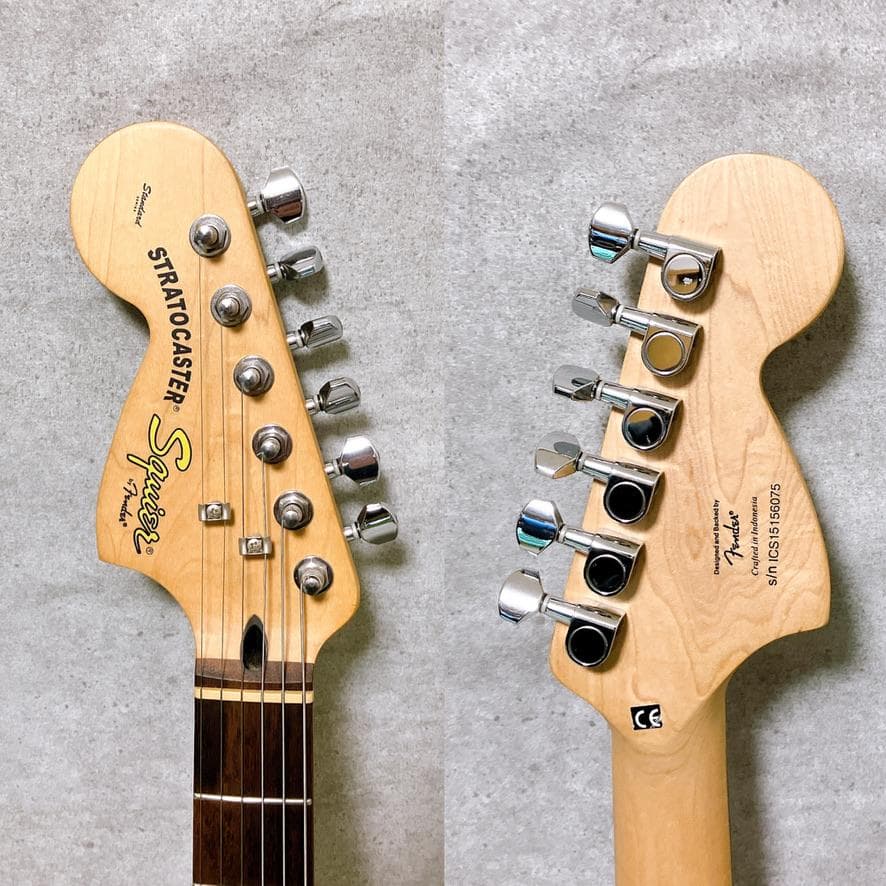 Squier スタンダード ストラトキャスター エレキギター レフティ 美品
