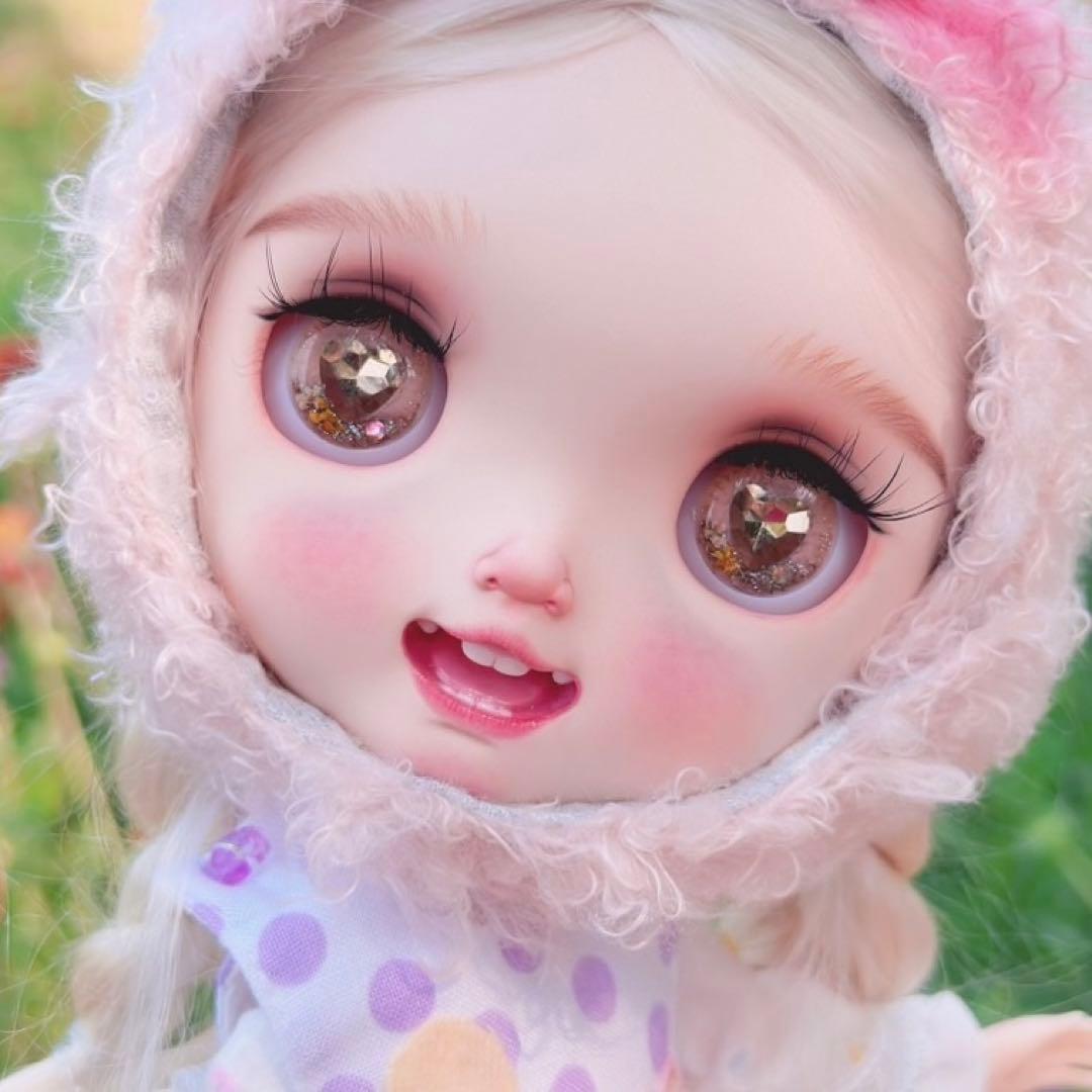 作家様カスタムブライス 人形 かわいい フルセット 元気 笑顔のうさぎちゃん