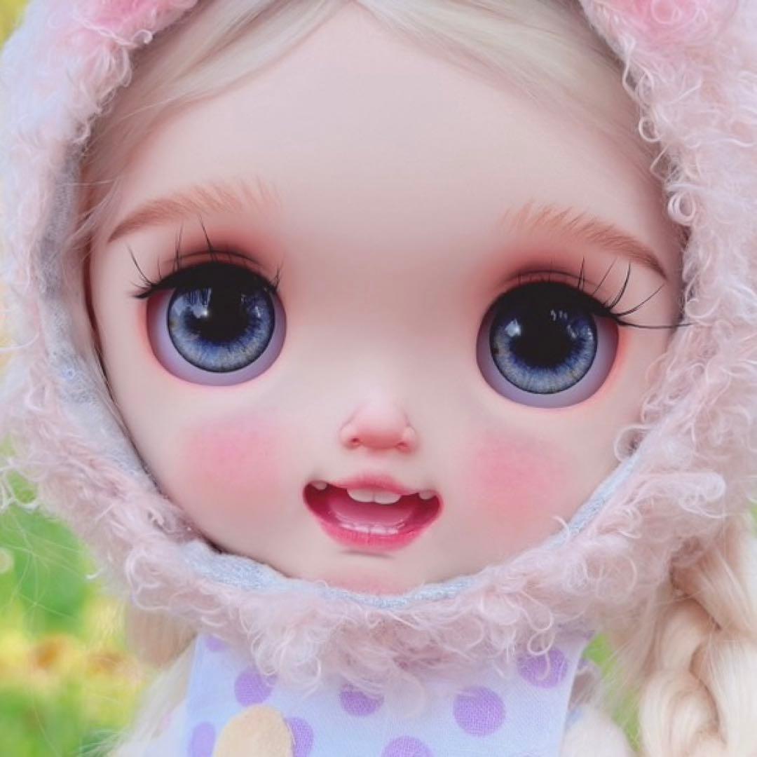 作家様カスタムブライス 人形 かわいい フルセット 元気 笑顔のうさぎちゃん