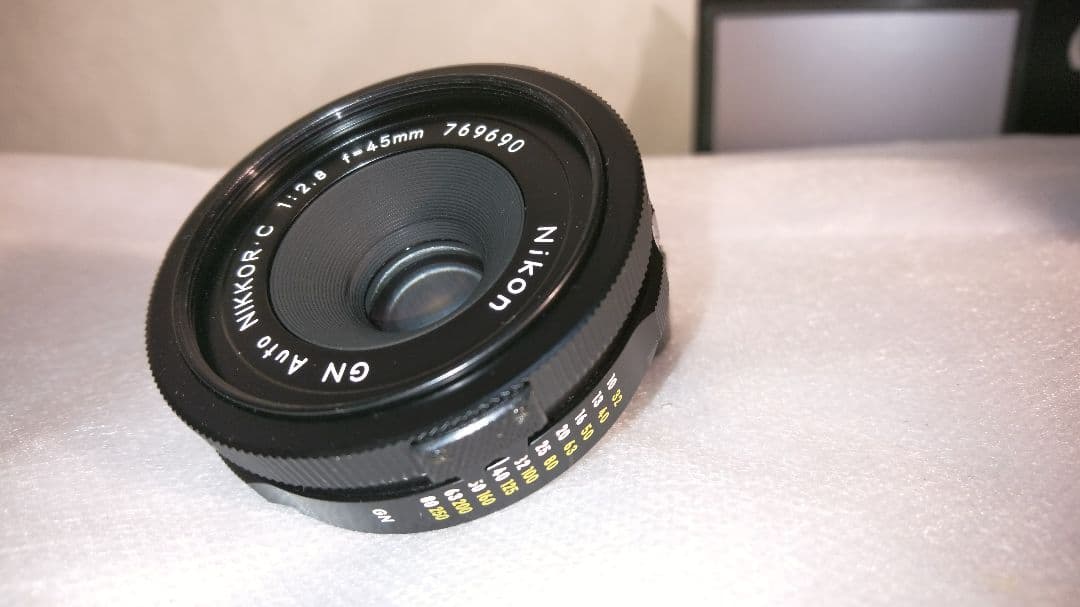 値下げ、ニコン、ニッコール、45ミリ、f2.8