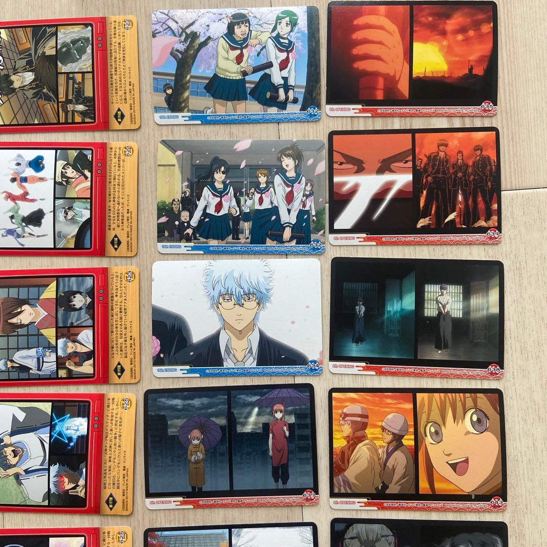 銀魂　カードまとめ売り　銀八先生　坂田銀時　ジャンプ　アニメ　グッズ　日本製