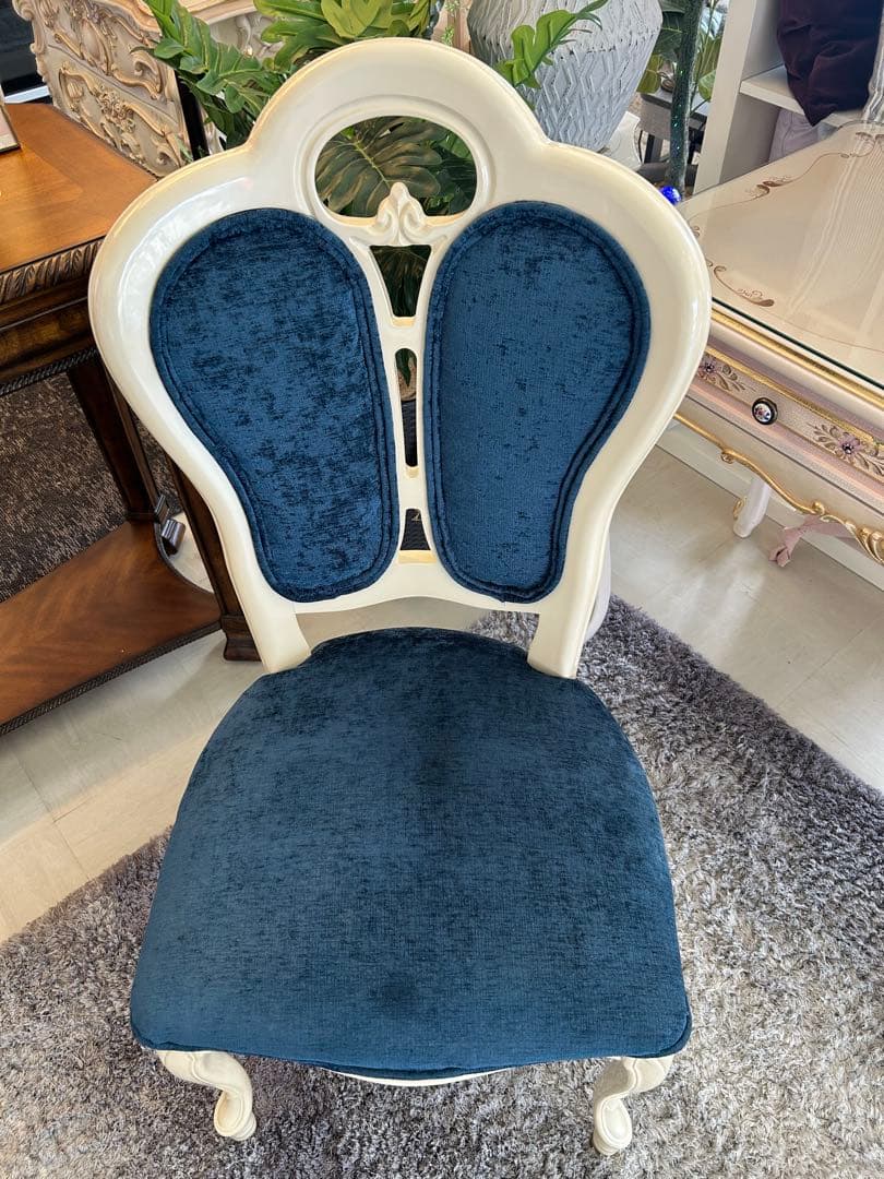 ロココ調スタイル 猫足チェアA ダイニングチェア