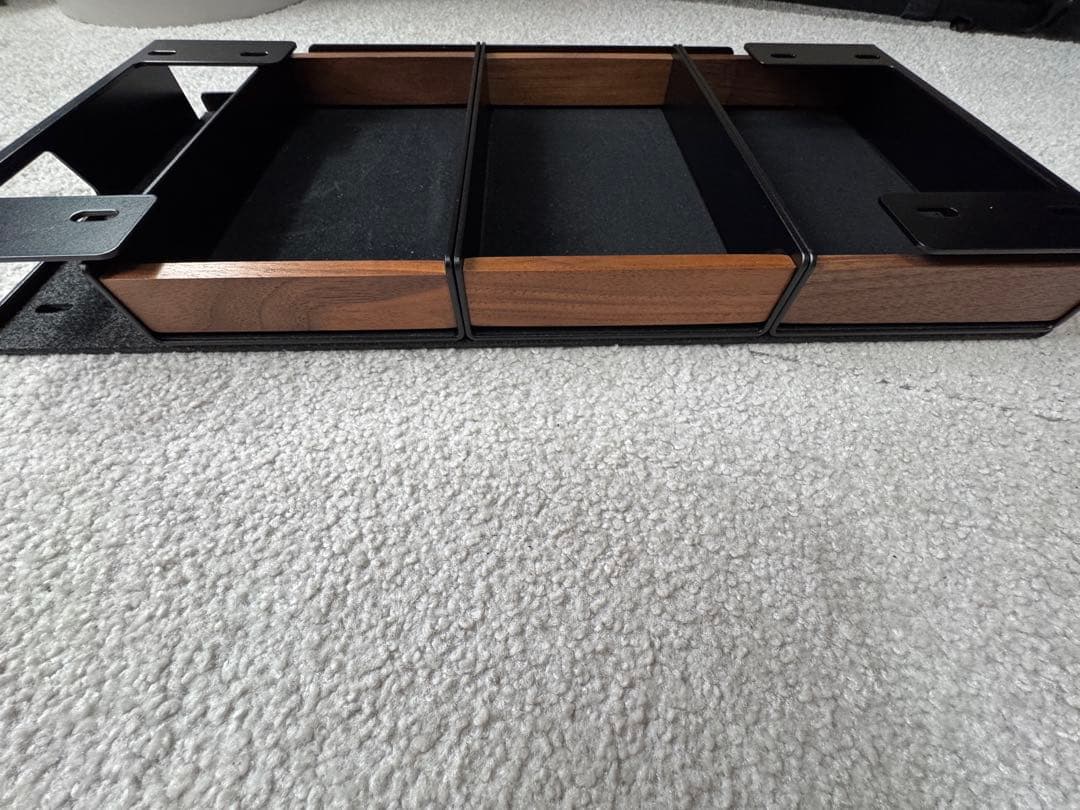 Balolo デスクシェルフ　＋　純正ラージトレイ　＋　amesoba トレイ