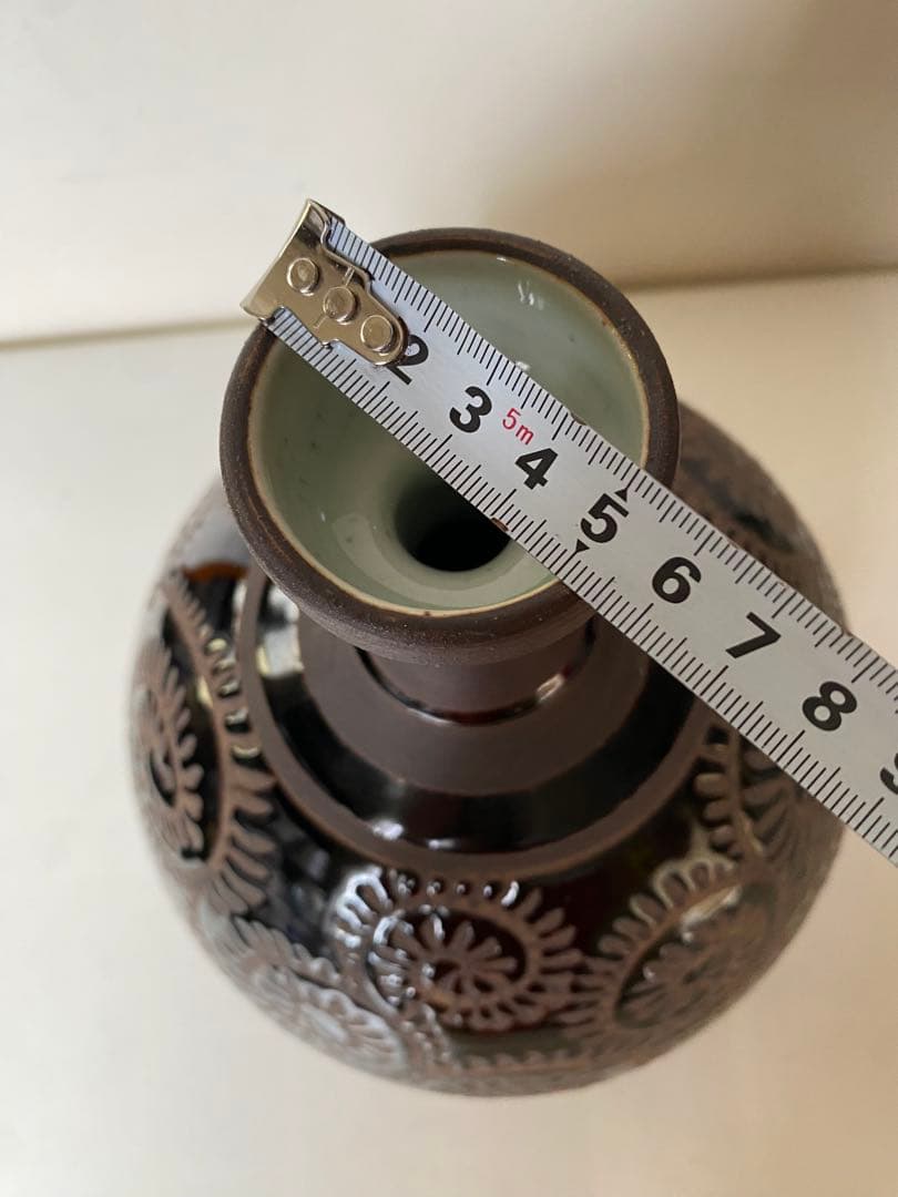 唐草模様　蛸唐草　花瓶　一輪挿し　花器　生花　徳利　壺