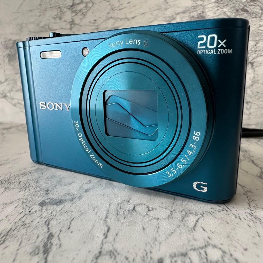 SONY Cyber-Shot DSC-WX300 ブルー ソニー デジカメ