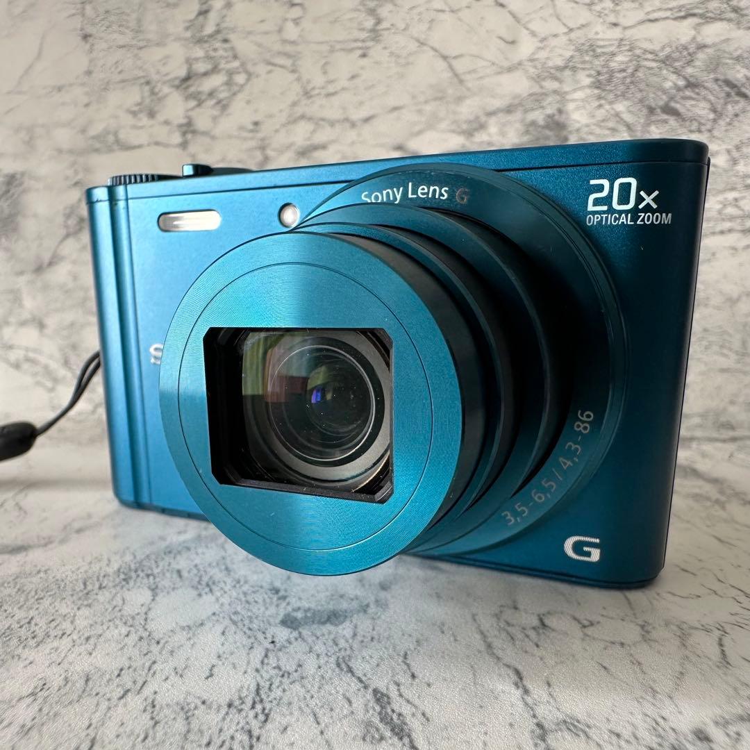 SONY Cyber-Shot DSC-WX300 ブルー ソニー デジカメ