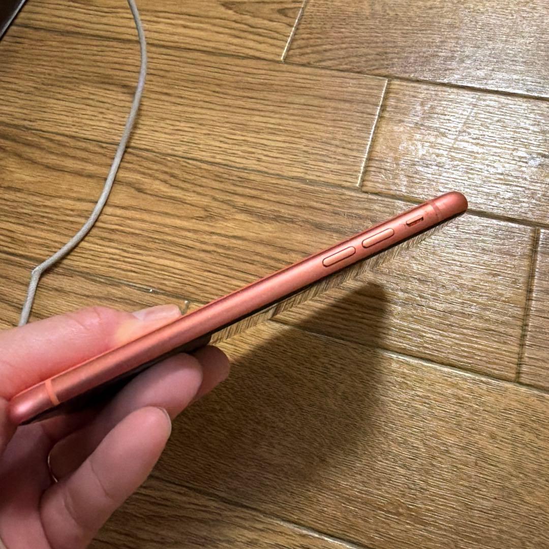 【‼️最終日】iPhone XR 64GB コーラル SIMフリー 本体｜ケース付