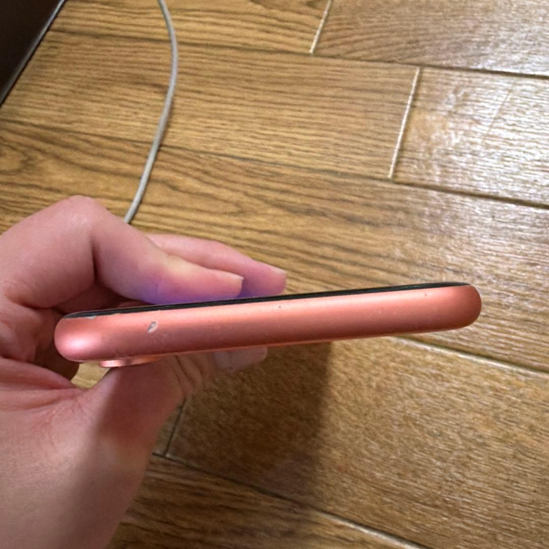 【‼️最終日】iPhone XR 64GB コーラル SIMフリー 本体｜ケース付