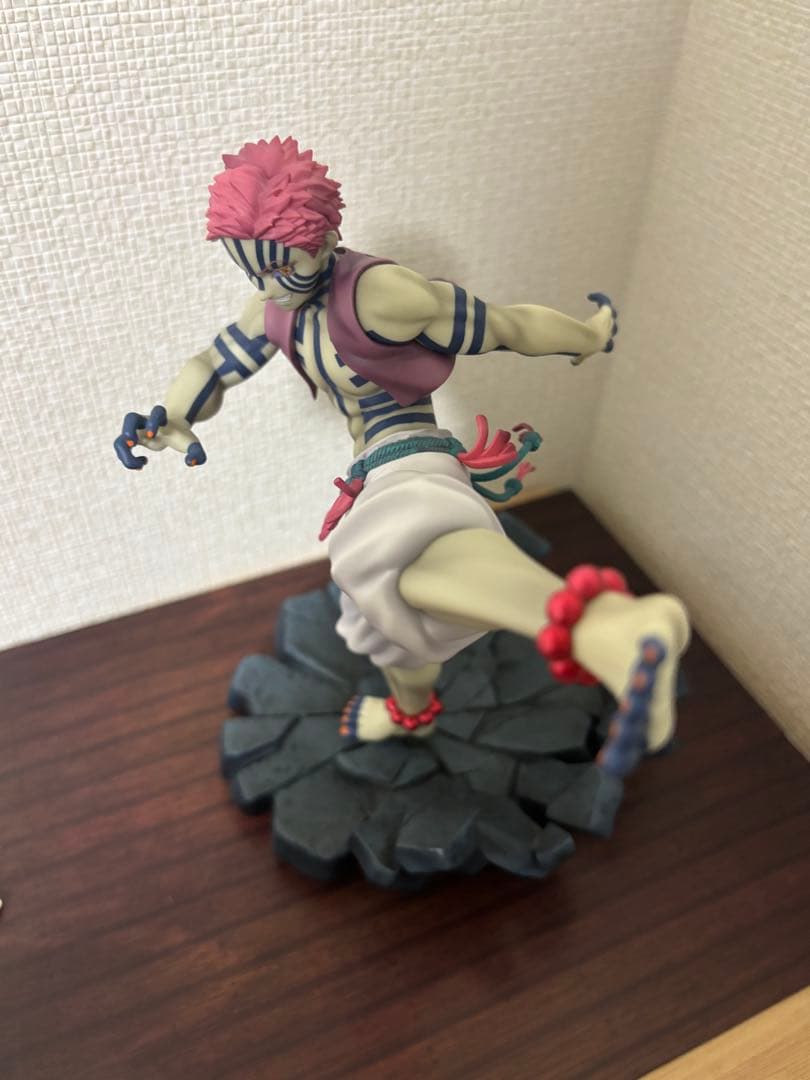 【美品】鬼滅の刃 猗窩座 フィギュア メガハウス G.E.M. 無限城