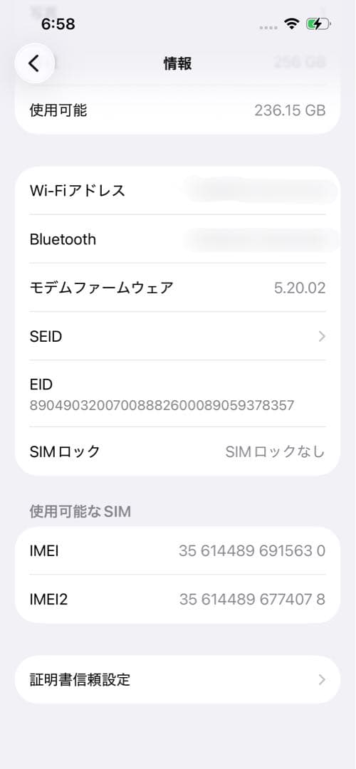 iPhone13Pro 256GB シエラブルー