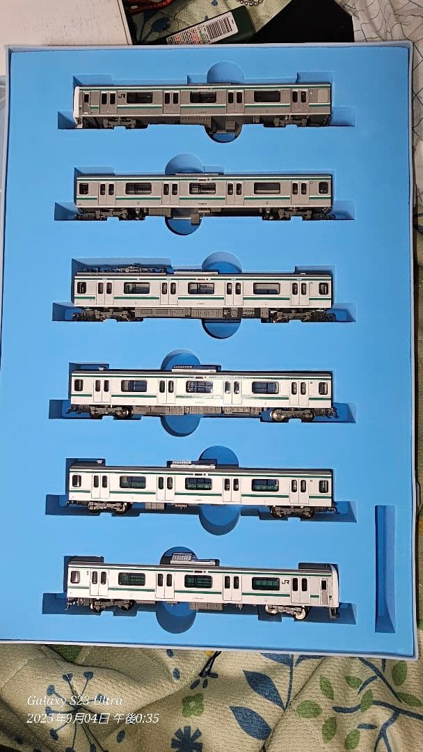 マイクロエース　A-3895 E501系　床下グレー・トイレ付　基本6両セット