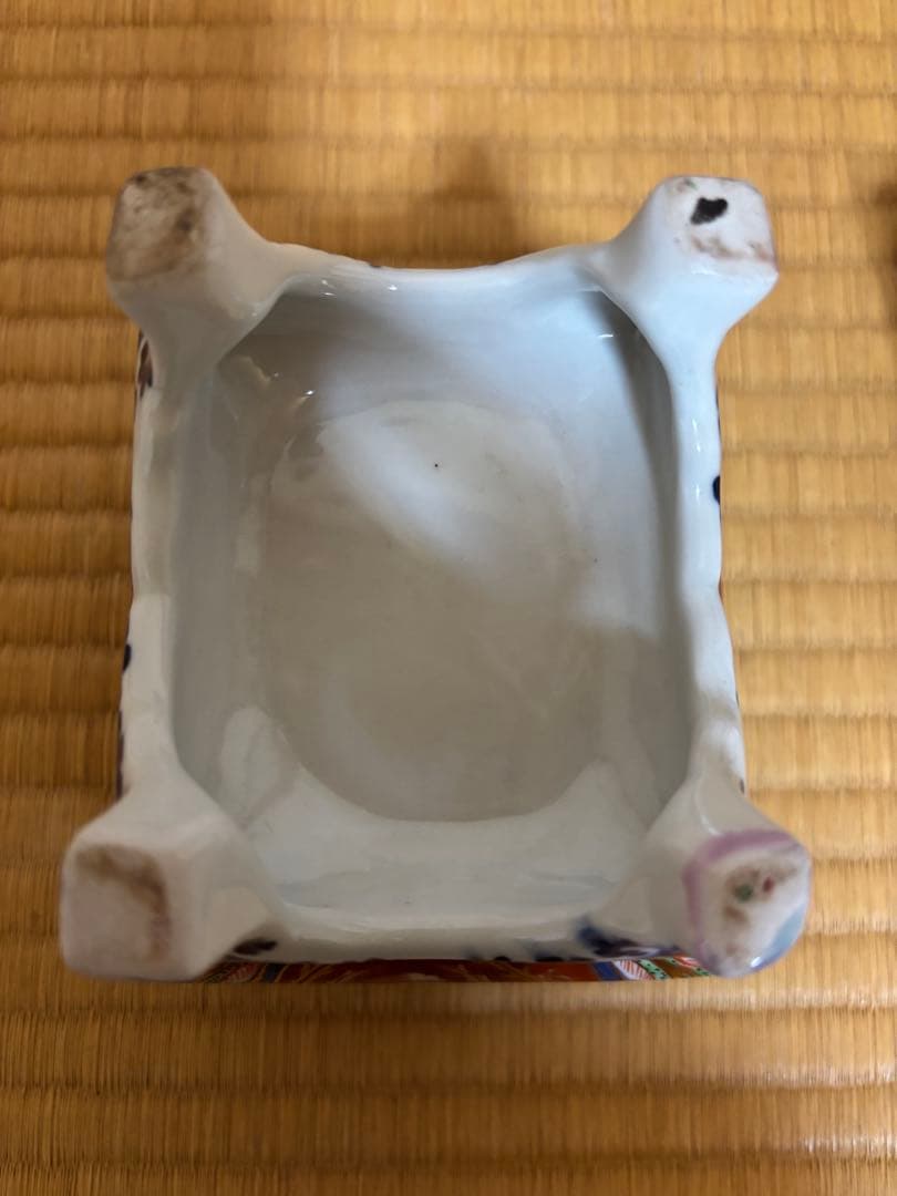 香炉　唐獅子　古伊万里色絵、タコ唐草香炉　コレクション、陶芸　ヴィンテージ