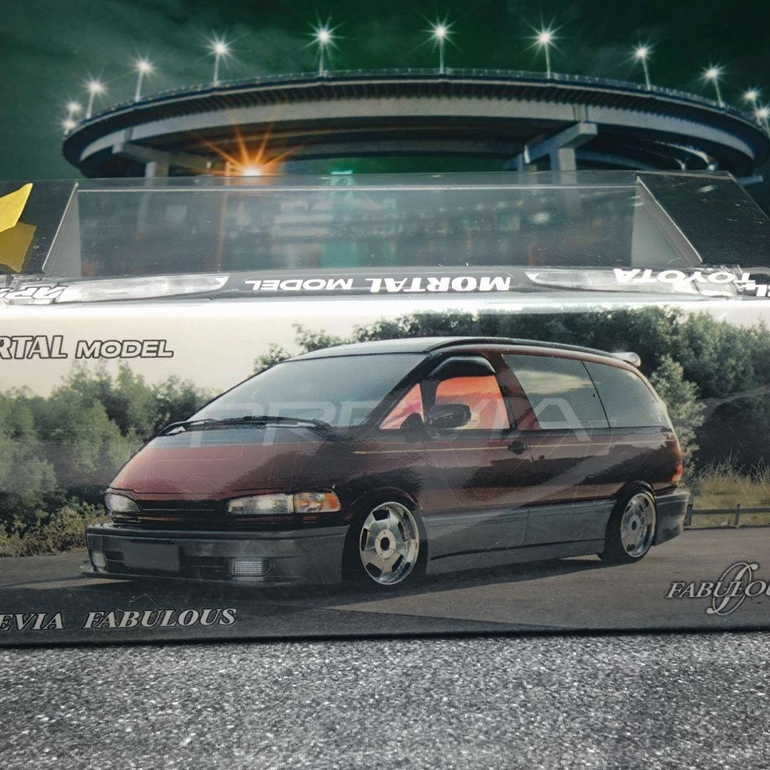 【カスタム品】MORTAL 1/64 トヨタ エスティマ FABULOUS仕様