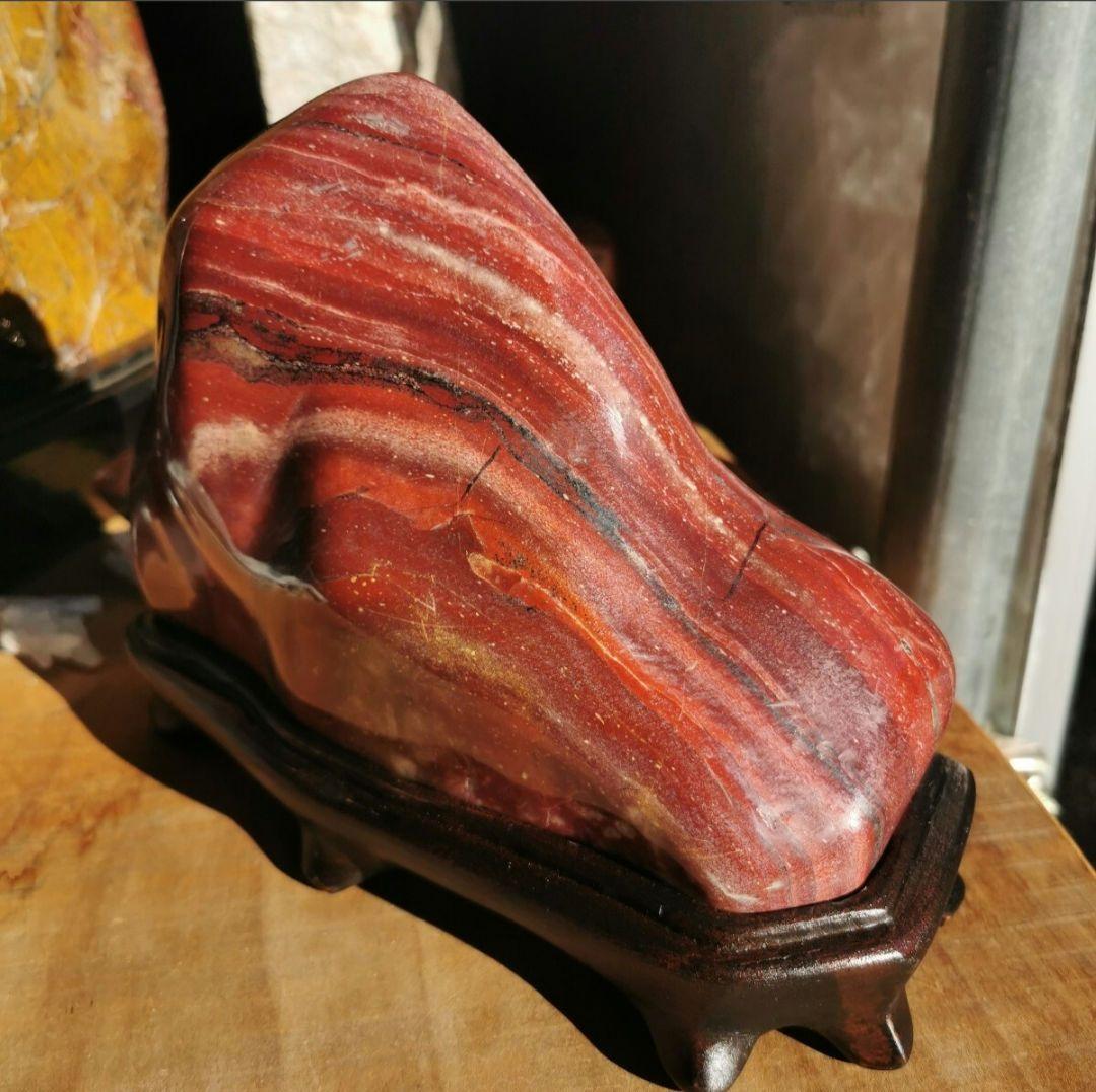 インド産　レインボージャスパー　2.7キロ 鑑賞石　石　置物　オブジェ