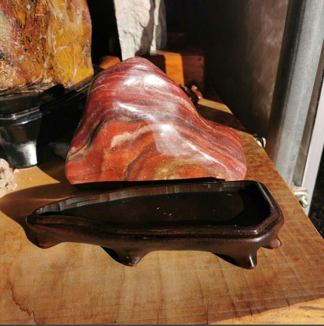 インド産　レインボージャスパー　2.7キロ 鑑賞石　石　置物　オブジェ