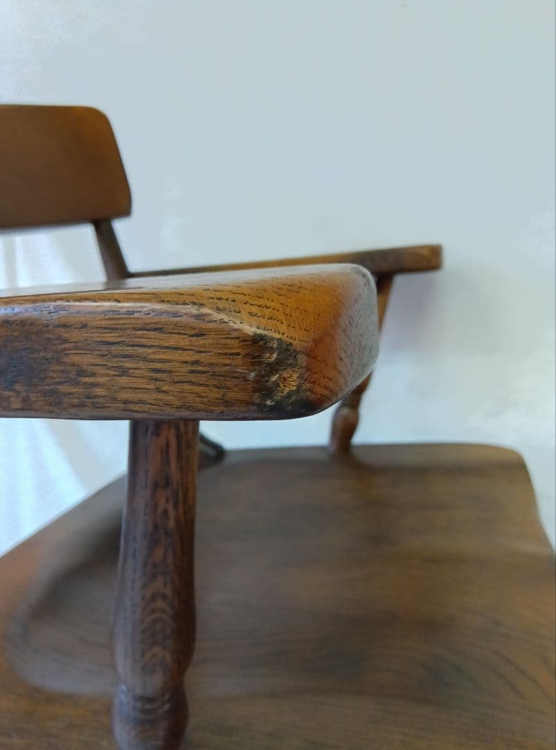 柏木工　ダイニングチェア　アームチェア　オーク材　ウッドチェア