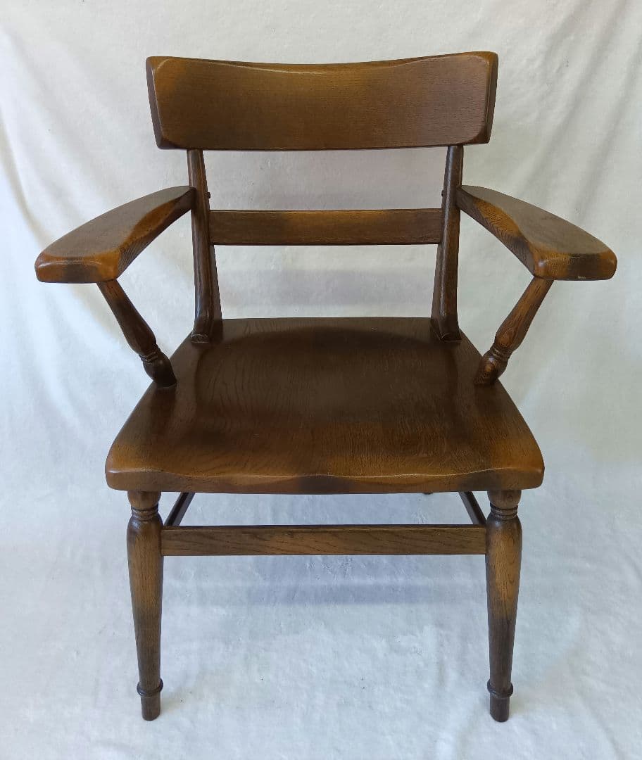 柏木工　ダイニングチェア　アームチェア　オーク材　ウッドチェア