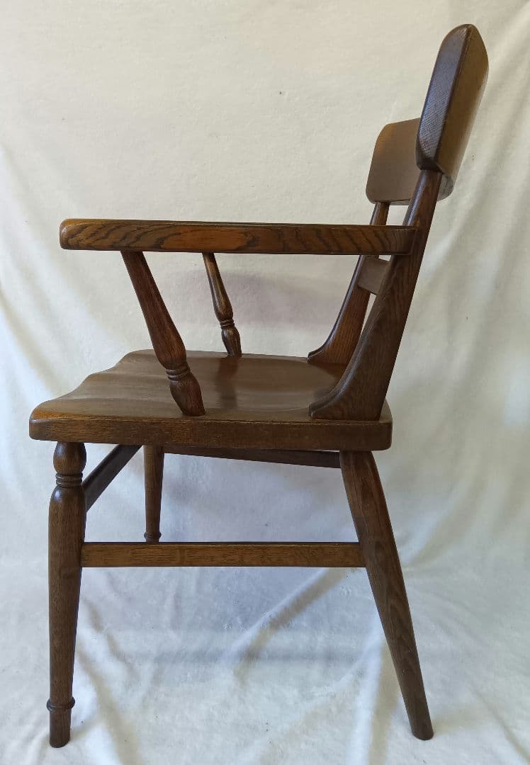 柏木工　ダイニングチェア　アームチェア　オーク材　ウッドチェア