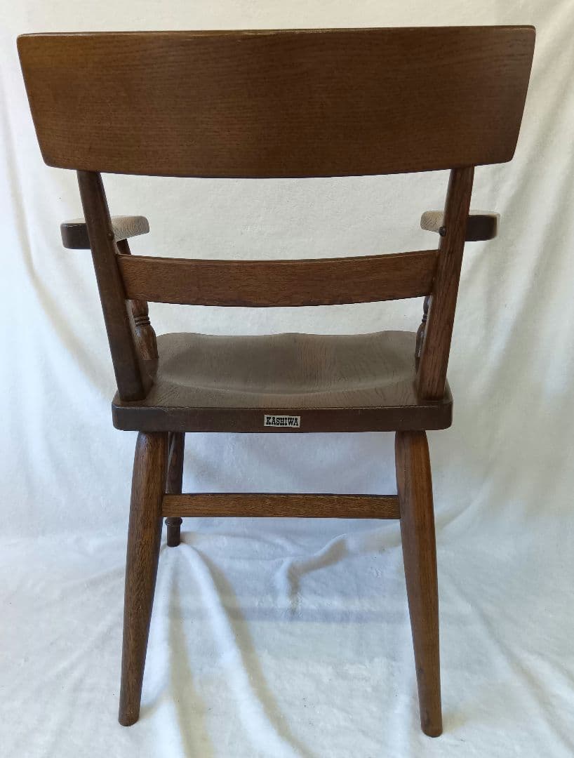 柏木工　ダイニングチェア　アームチェア　オーク材　ウッドチェア