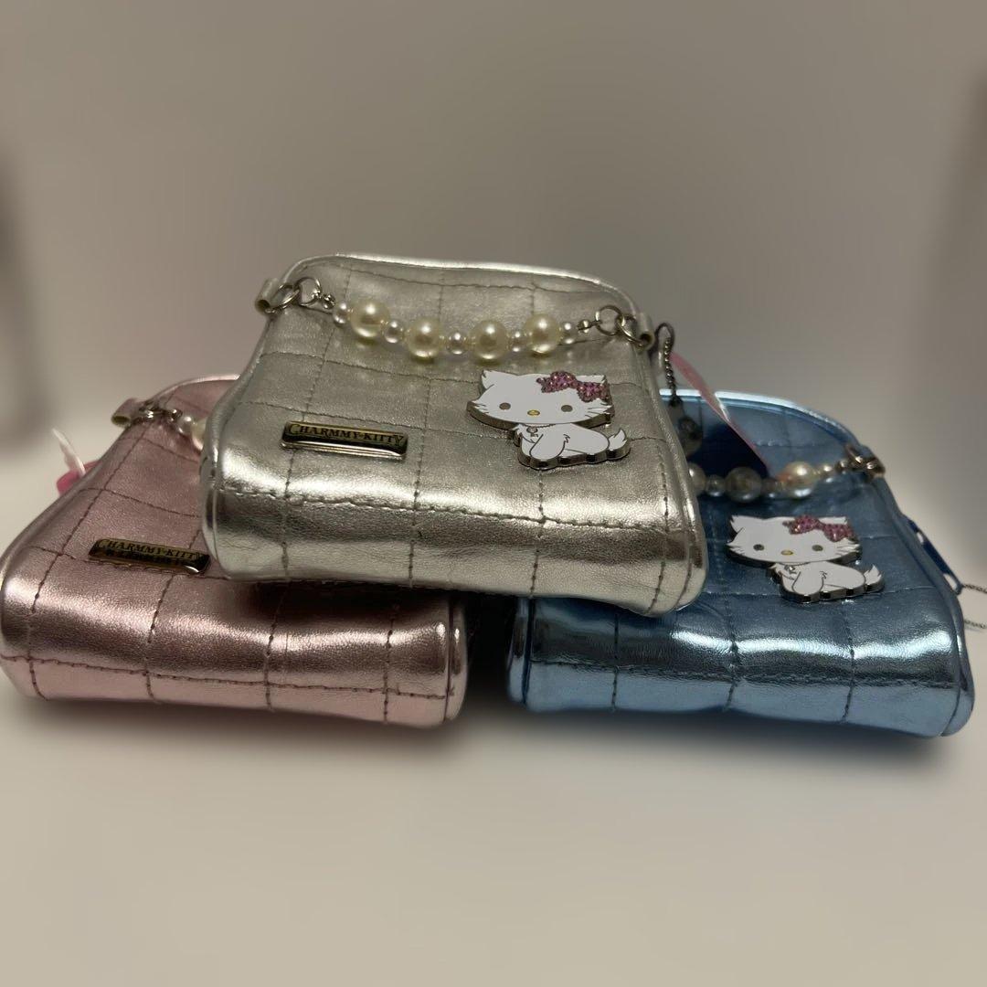 チャーミーキティ リップポーチ　メタリック　サンリオ　平成レトロ