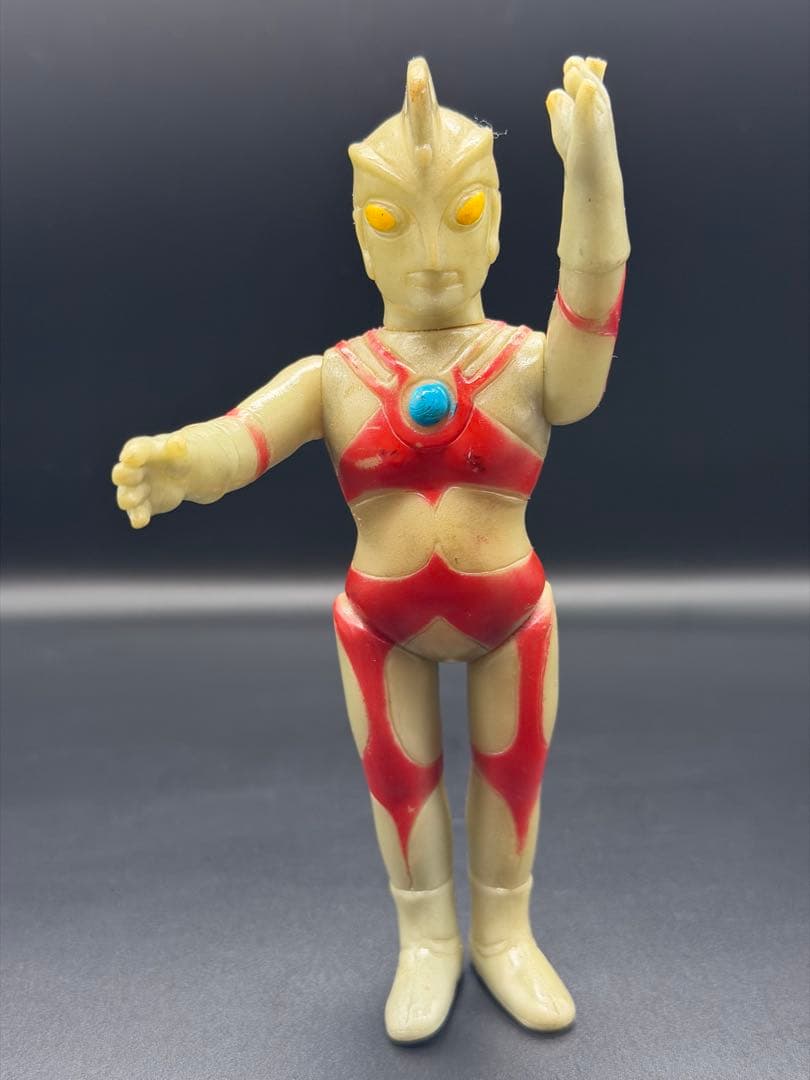 【激レア】当時物 マルサン ウルトラマンエース ミドルソフビ 14cm 希少