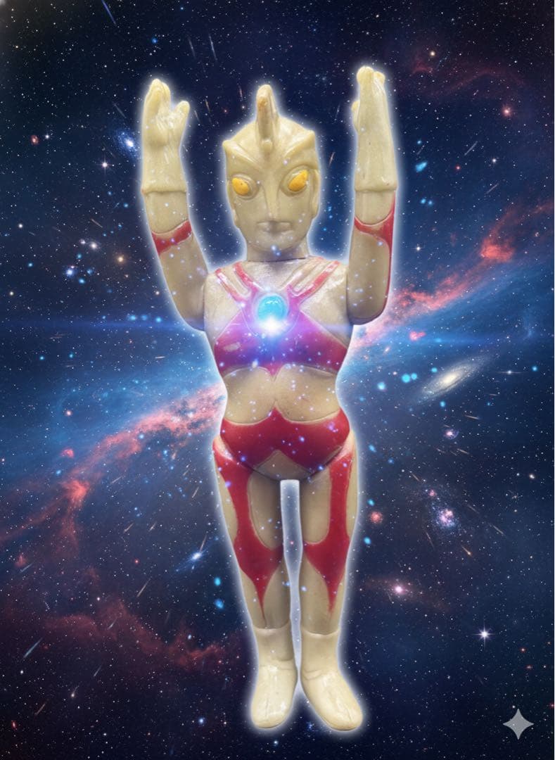 【激レア】当時物 マルサン ウルトラマンエース ミドルソフビ 14cm 希少