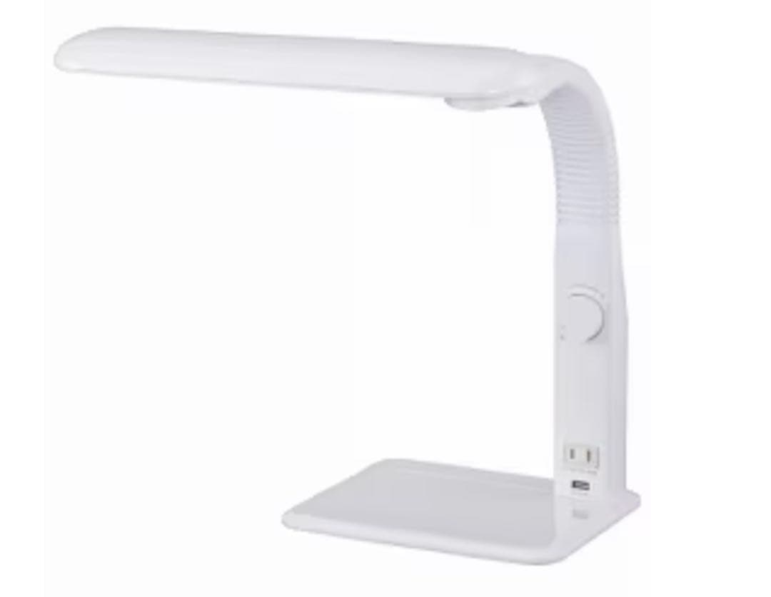 オーム電機 OHM ODS-LDAK5E-W  LEDデスクスタンド