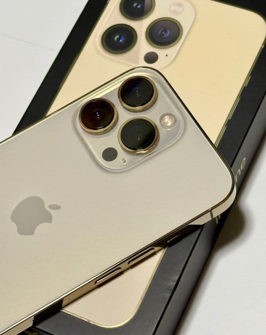 新品同様 iPhone13pro128GB ゴールド バッテリー100%