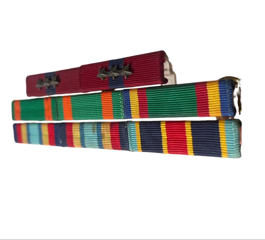 米軍海兵隊サービスリボン略章8ピースピン留めベース付き希少品