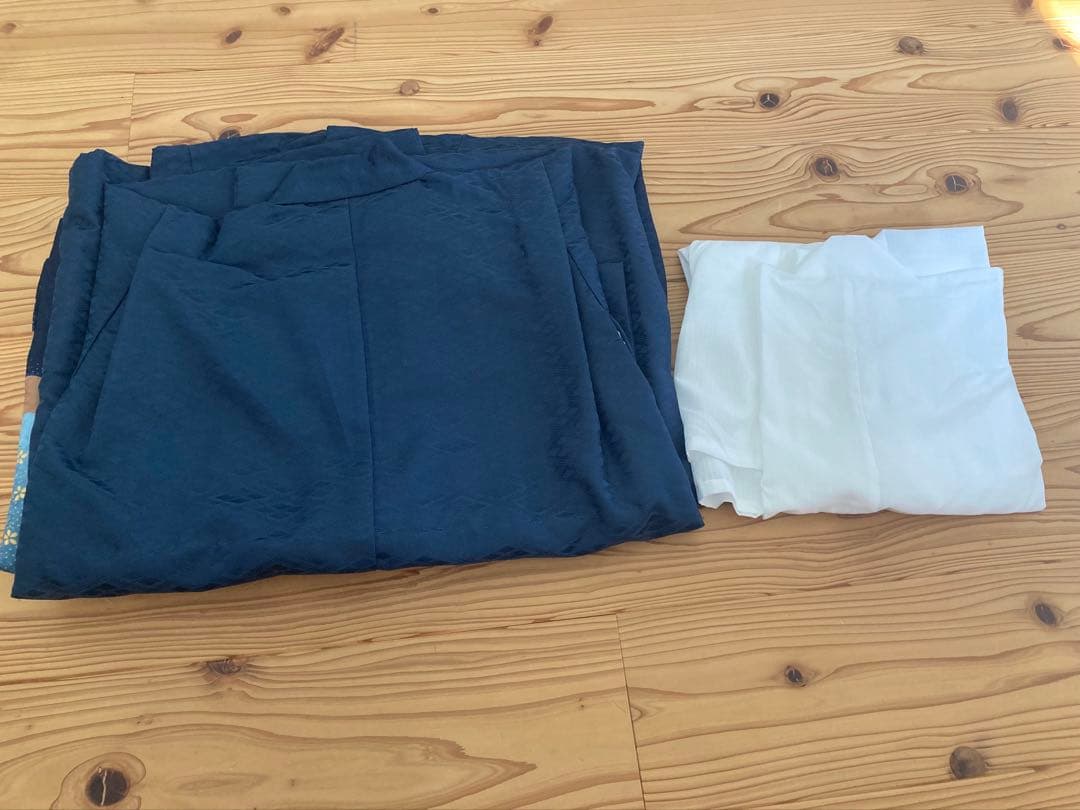 七五三　羽織、袴4点セット　小物付き　男の子　5歳