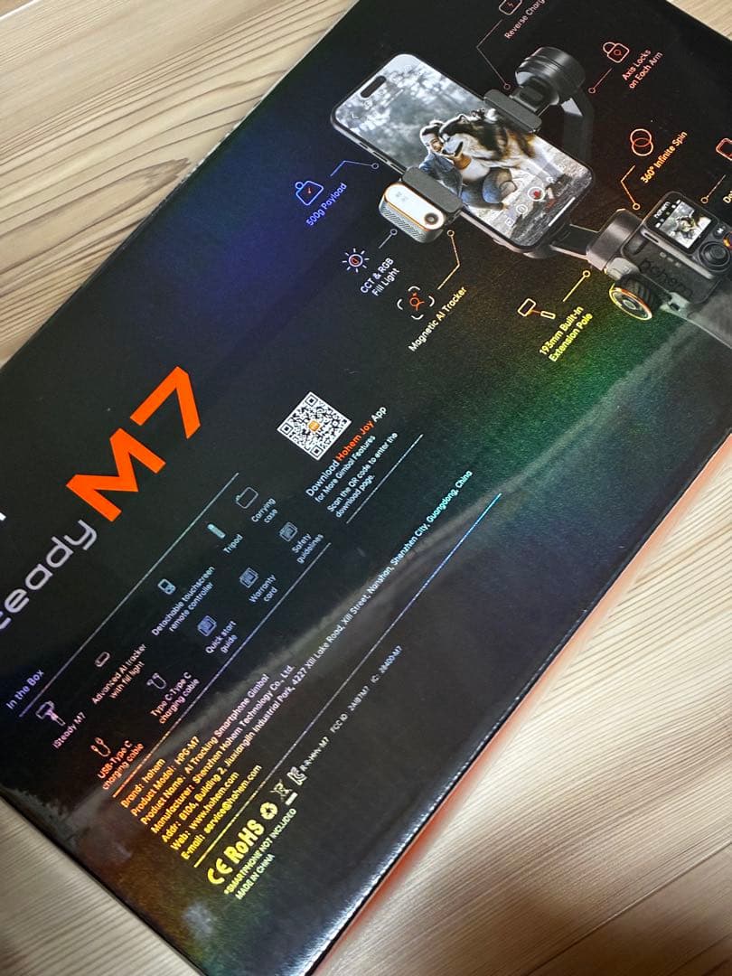 【新品未使用】hohem iSteady M7 スタビライザー