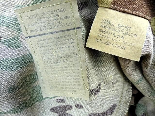 レア 米軍 OCP ヘリクルートラウザー S-S エアクルー　A2CU 625