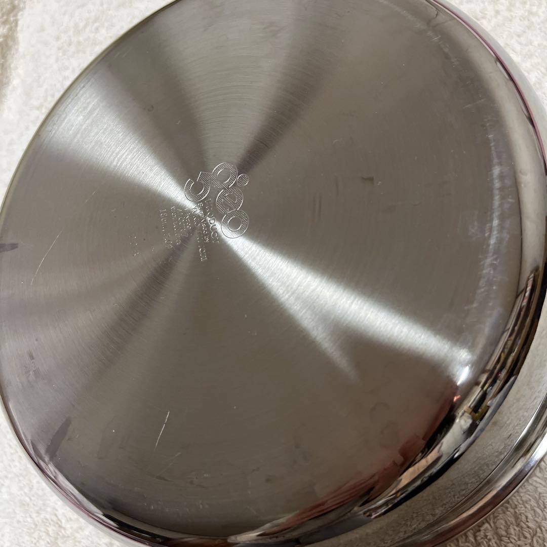 【お値下げ4】宮崎製作所 ジオ・プロダクト フタ付き18センチ IH対応　鍋