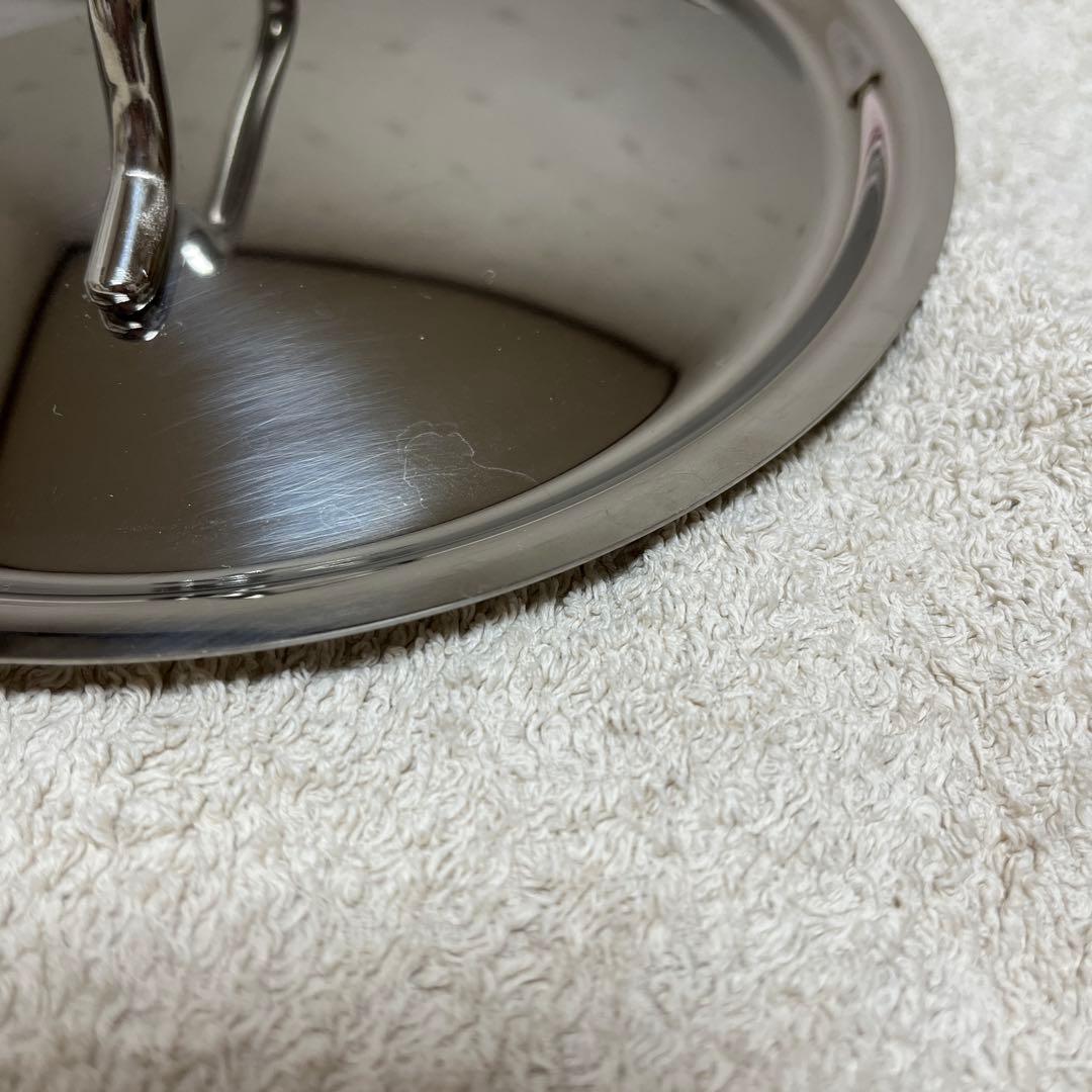 【お値下げ4】宮崎製作所 ジオ・プロダクト フタ付き18センチ IH対応　鍋