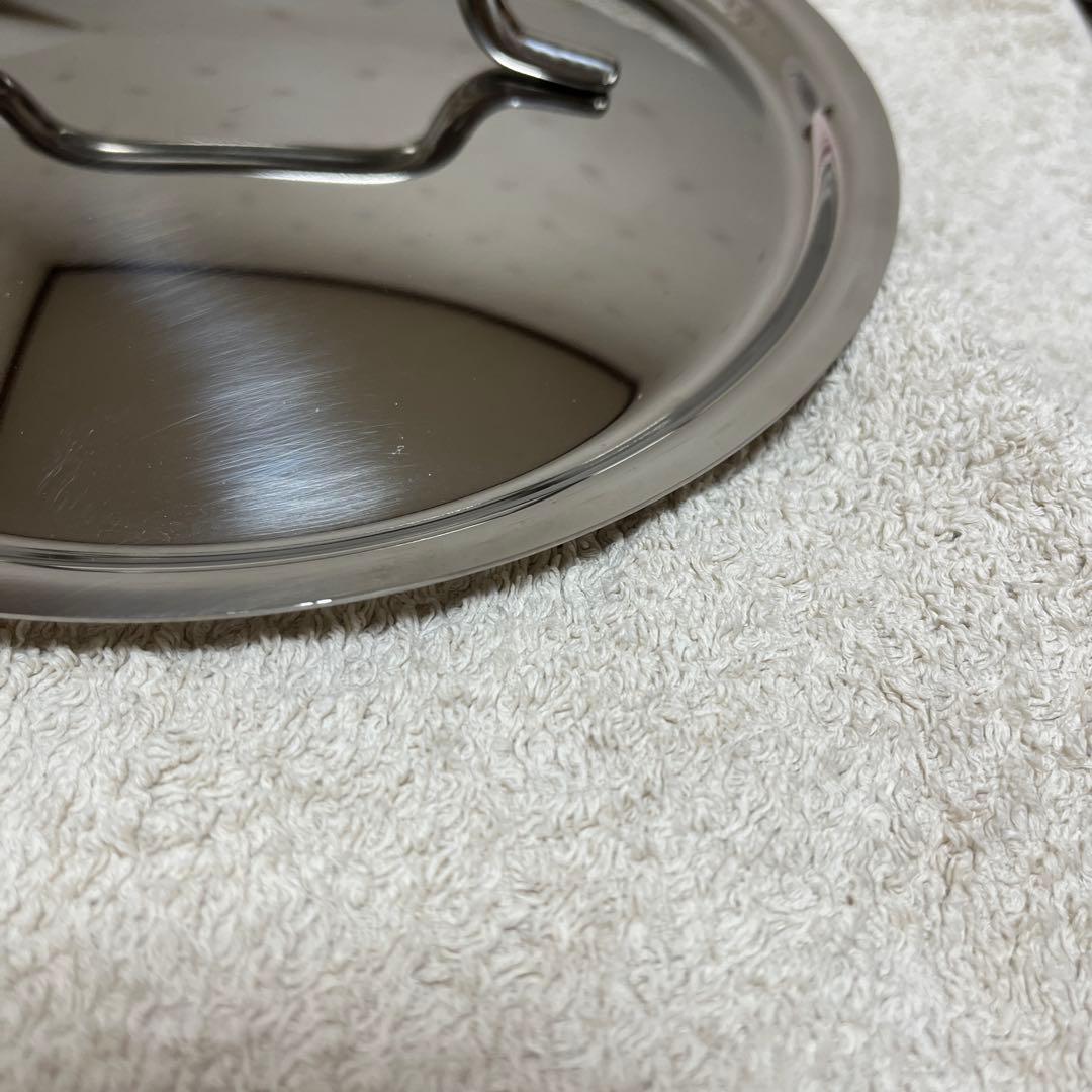 【お値下げ4】宮崎製作所 ジオ・プロダクト フタ付き18センチ IH対応　鍋