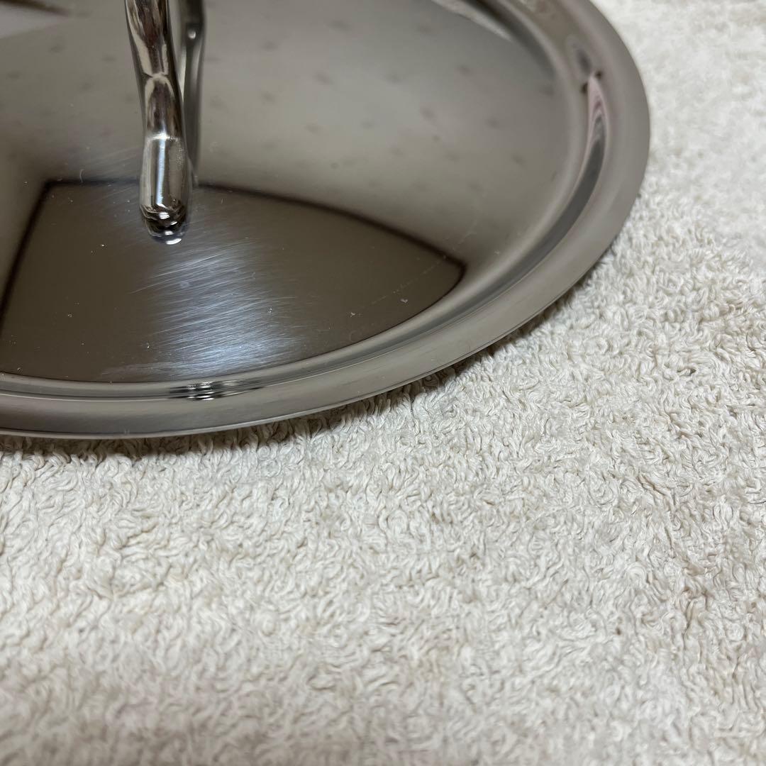 【お値下げ4】宮崎製作所 ジオ・プロダクト フタ付き18センチ IH対応　鍋