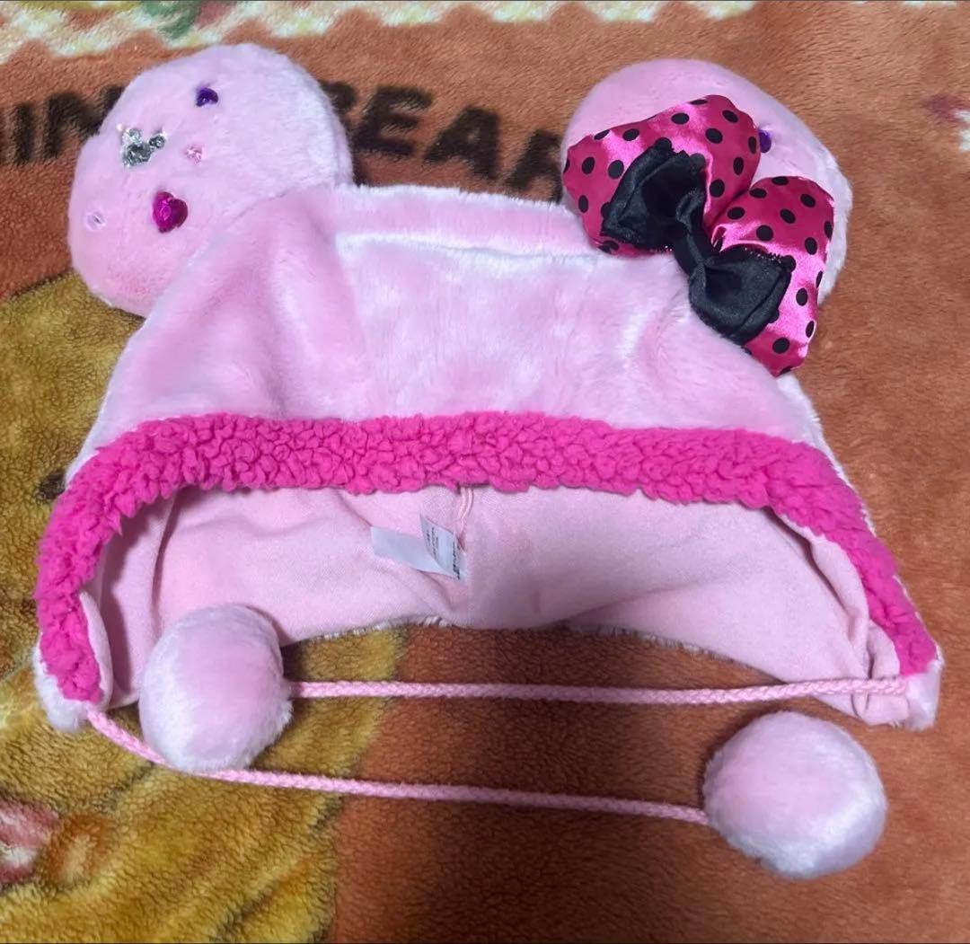 genディズニー ミニーちゃん ファンキャップ ピンク