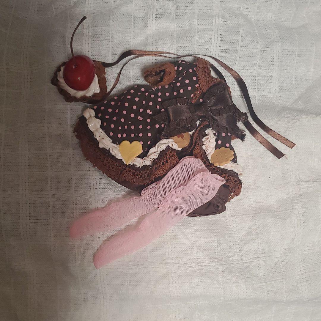 【幼SDサイズ】フェイクスイーツドレスセット(ピンク)