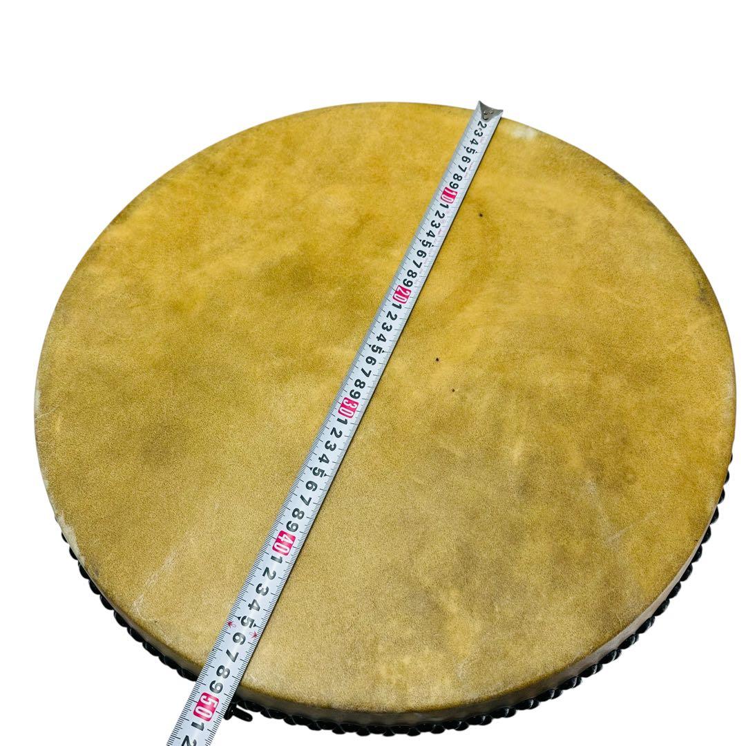 和太鼓 平太鼓 打楽器　和太鼓　約48cm 厚み約21.5cm　1尺6寸　７寸