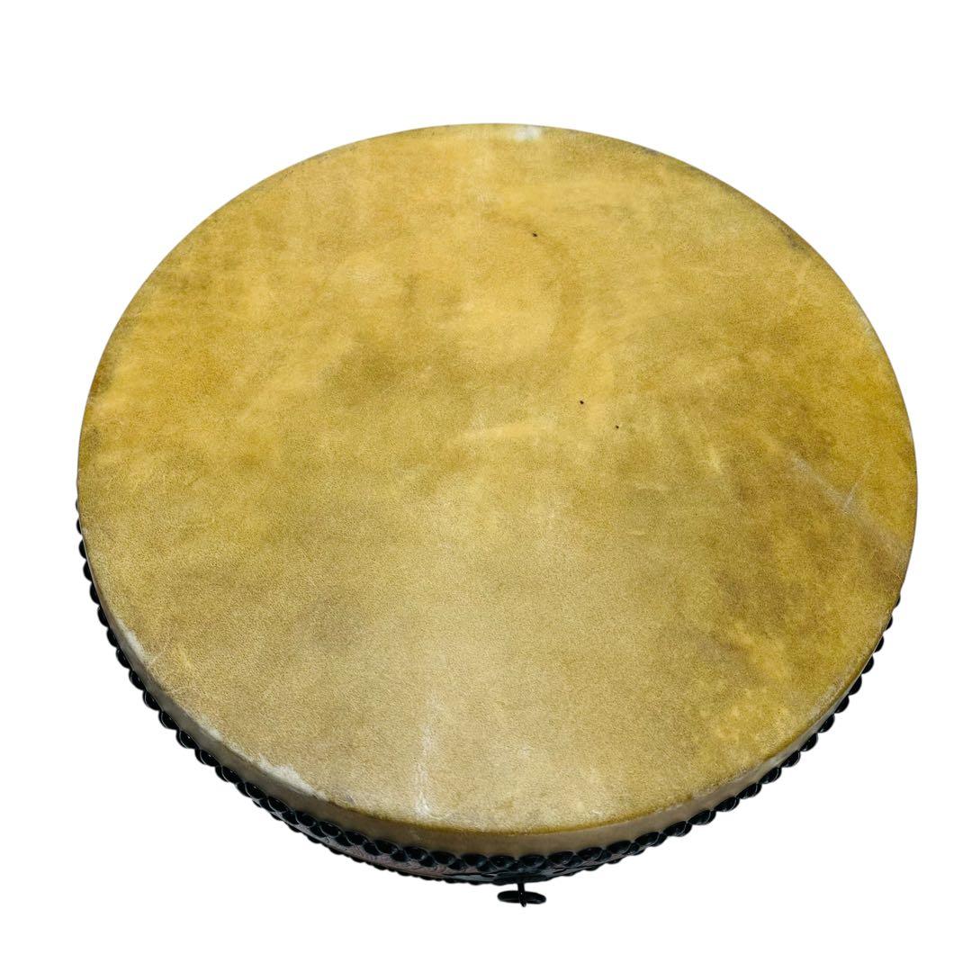 和太鼓 平太鼓 打楽器　和太鼓　約48cm 厚み約21.5cm　1尺6寸　７寸