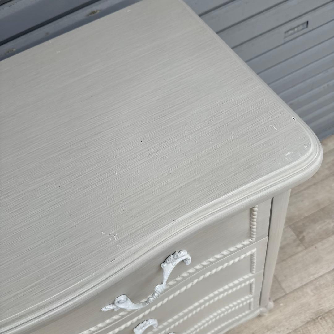 フレンチ　ワイドチェスト　姫家具　白家具　猫脚　ヨーロッパ調
