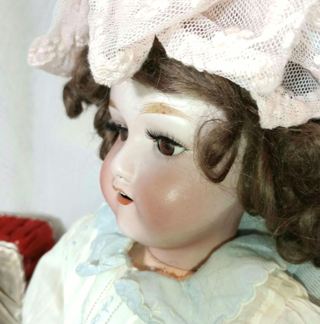 Y5⭐アンティークビスクドール　ヤマト　ニッポン　お眠り美人のマドモワゼル⭐