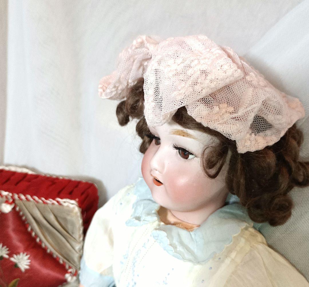 Y5⭐アンティークビスクドール　ヤマト　ニッポン　お眠り美人のマドモワゼル⭐