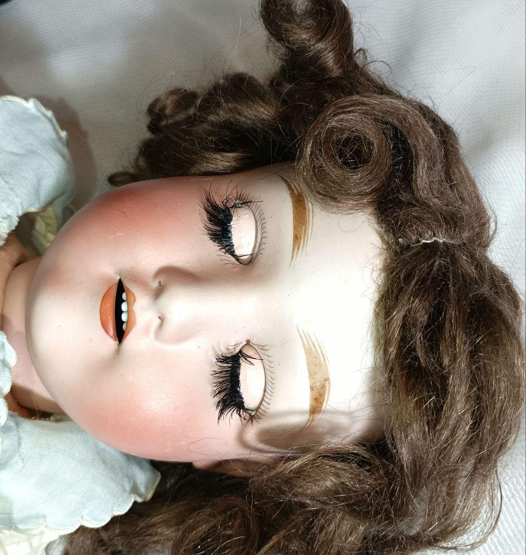 Y5⭐アンティークビスクドール　ヤマト　ニッポン　お眠り美人のマドモワゼル⭐