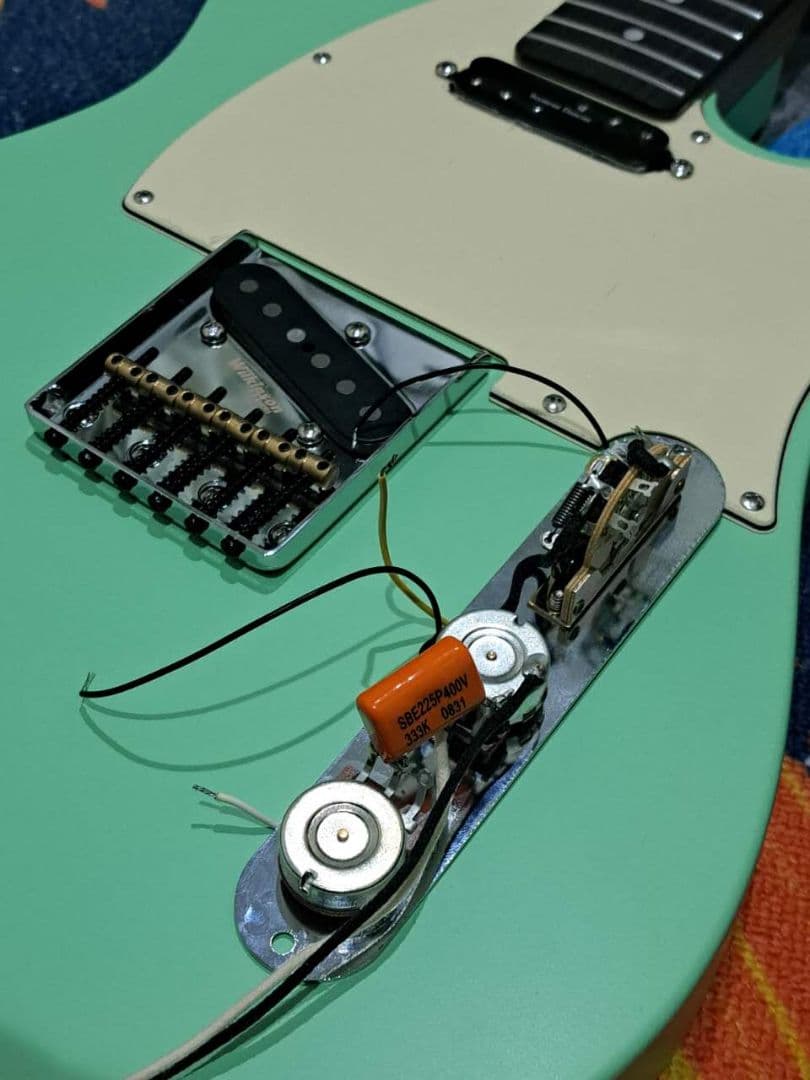 工房製作個性テレキャスター Duncan & Fender Pickups搭載