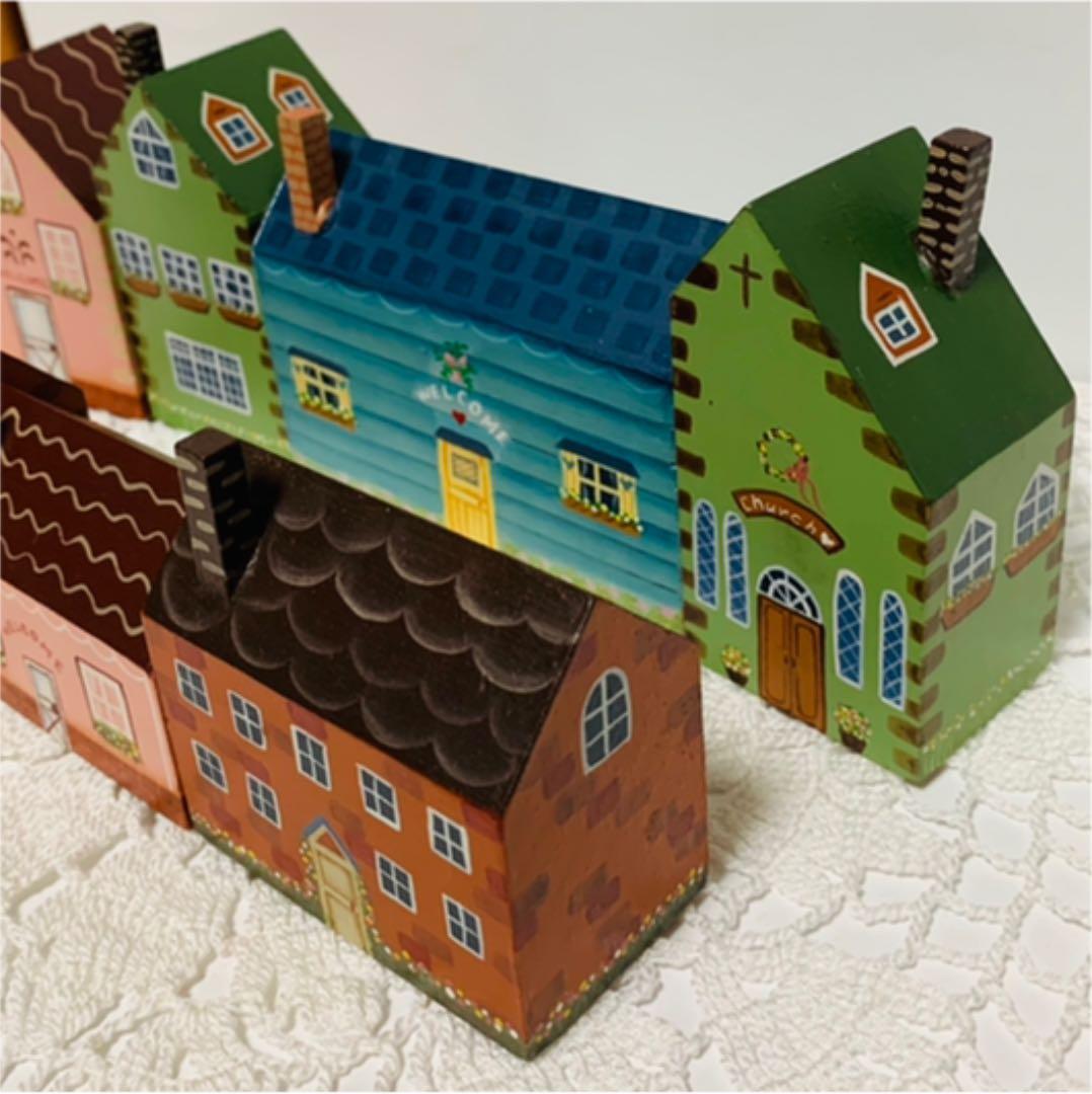 ✨ トールペイント・ウッドハウス7点セット