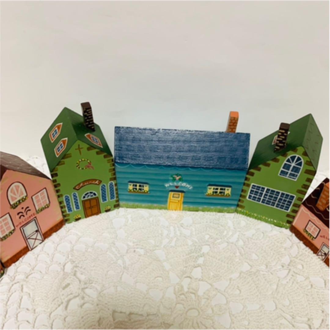 ✨ トールペイント・ウッドハウス7点セット